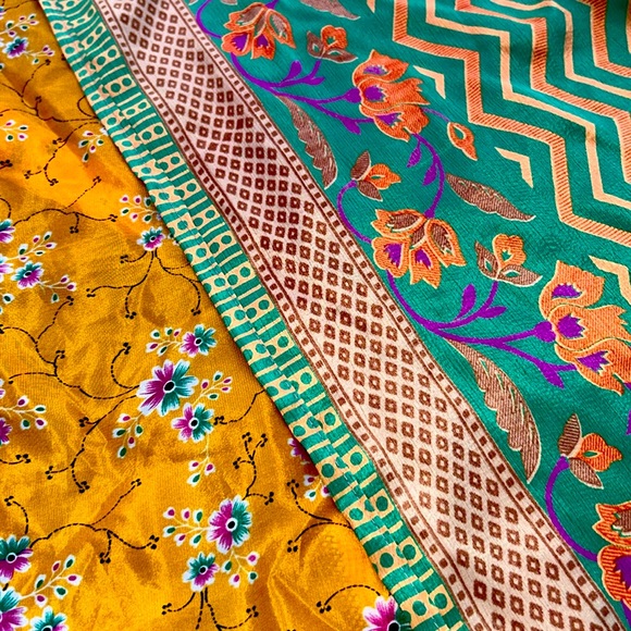 Reversible Flowy Gypsy Maxi Skirt, OS - Picture 11 of 11